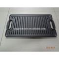 hot sale cast iron BBQ grill pre-seasoned rectangular double reversible griddle